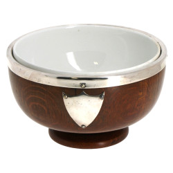 Originale coupe sur talon en bois et mét
