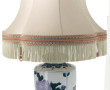 CHINE - Vase en porcelaine monté en lamp