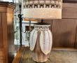 Pied de lampe en céramique allemande ave