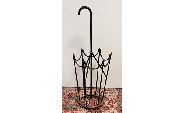 Porte-parapluie des années 50 en métal l