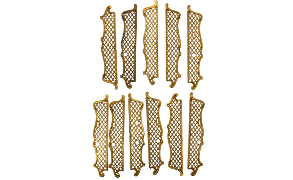 Ensemble de plaques de porte en métal do