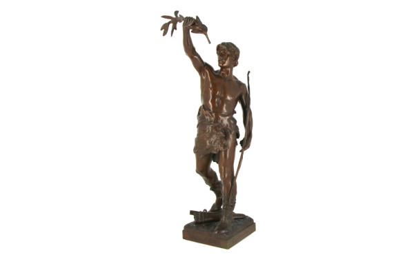 Eugène MARIOTON (1854-1933) "Le Vainqueu