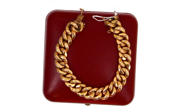 Bracelet maille gourmette vintage en FIX