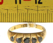Bague jonc en or jaune 18 cts (plus de t