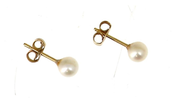 Puces d'oreilles avec perles de culture,