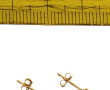 Puces d'oreilles avec perles de culture,