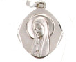 Médaille de la Vierge en or gris 9 cts, 