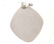 Médaille de la Vierge en or gris 9 cts, 
