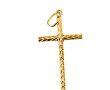Pendentif croix en or jaune 18 carats, p