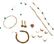 Joli lot de bijoux fantaisie en plaqué o