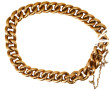 Bracelet gourmette en or jaune 18 cts, c