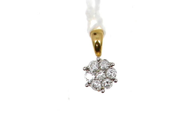 Pendentif en or jaune 18 carats, poinçon