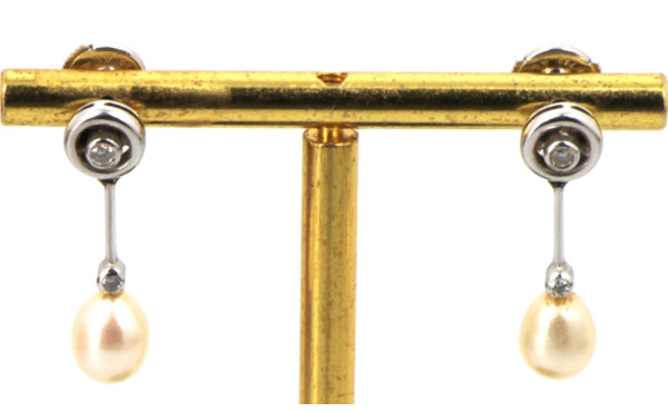 Paire de boucles d'oreilles pendantes en