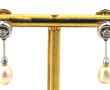 Paire de boucles d'oreilles pendantes en