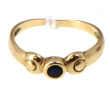 Bague en or jaune 18 cts, poinçon tête d