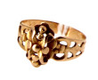 Bague ancienne en or jaune 18 cts, poinç