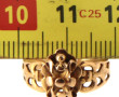 Bague ancienne en or jaune 18 cts, poinç