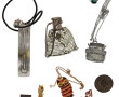 Lot de bijoux fantaisie (2 bagues 4 coll