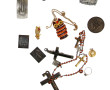 Lot de bijoux fantaisie (2 bagues 4 coll
