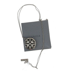 LALIQUE - Pendentif ouvrant en métal ajo