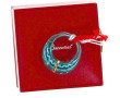 BACCARAT - Bague jonc en cristal bleu ci
