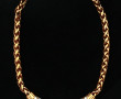 SWAROVSKI - Collier en métal doré et str