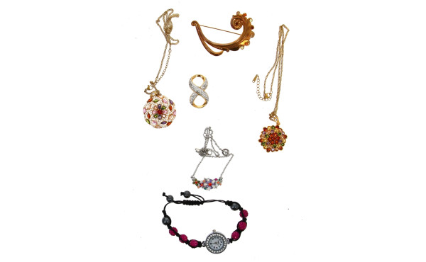 LANVIN et divers - Lot de bijoux fantais