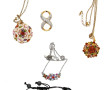 LANVIN et divers - Lot de bijoux fantais