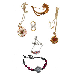 LANVIN et divers - Lot de bijoux fantais