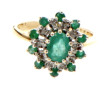 Bague en or jaune 18 cts, poinçon tête d