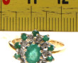 Bague en or jaune 18 cts, poinçon tête d