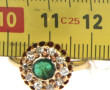 Bague en or jaune 14 carats, sertie d'un