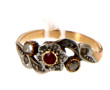 Bague ancienne deux ors 18 cts, plus de 