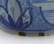 Vase balustre en faïence à décor en cama