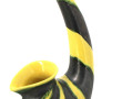 Original pied de lampe en céramique jaun
