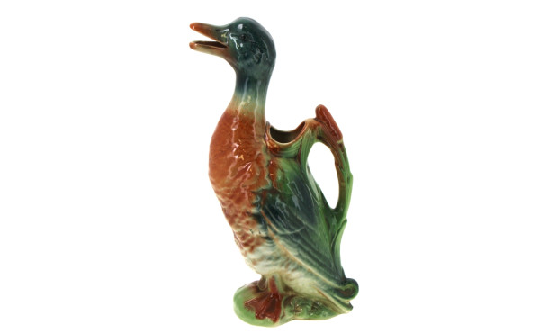 ST CLEMENT - Pichet "canard" en barbotin
