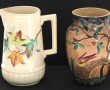 Lot de 2 pièces en faïence circa 1900/19
