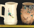 Lot de 2 pièces en faïence circa 1900/19
