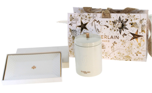 GUERLAIN - Coupelle et pot couvert en po