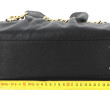 LANCEL - Sac à main en cuir noir à deux 