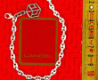 LANCEL - Bracelet en métal couleur argen