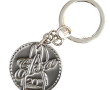LANCEL - Porte-clé circulaire en métal, 