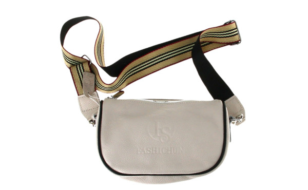 Sac de dame à bandoulière, cuir blanc gr