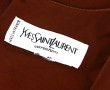 YVES SAINT-LAURENT - Blouse en soie coul