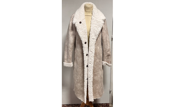 FREDA - Manteau femme reversible, 100% p