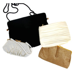 4 pochettes de soirée dont Estée Lauder 