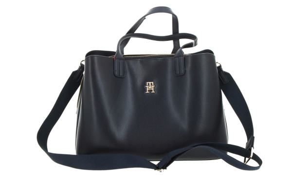 TOMMY HILFINGER - Sac simili cuir bleu m