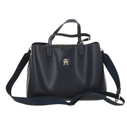 TOMMY HILFINGER - Sac simili cuir bleu m