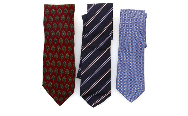 GANT, ARMANI et LANCEL - Lot de 3 cravat