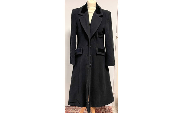 WEINBERG - Manteau pure laine et velours